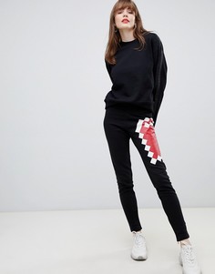 Джоггеры Love Moschino Heart Games - Черный