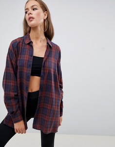 Рубашка бойфренда в клетку ASOS DESIGN - Мульти