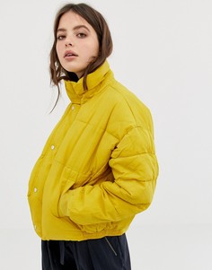 Стеганая куртка Free People - Желтый