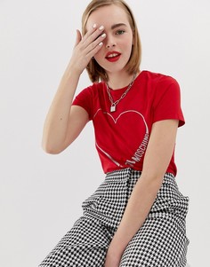 Футболка Moschino - Красный