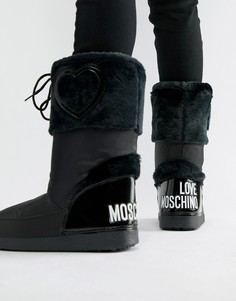 Зимние сапоги Love Moschino - Черный