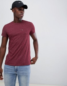 Бордовая облегающая футболка с карманом Jack Wills Ayleford - Красный