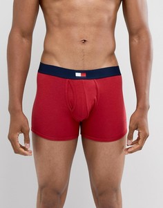 Красные боксеры-брифы с фирменным поясом Tommy Hilfiger - Красный