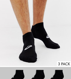 Три пары черных носков Asics - Черный