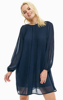 Короткое шифоновое платье с плиссировкой Vero Moda