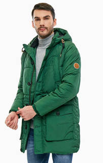 Зеленая куртка с карманами и капюшоном Jack & Jones