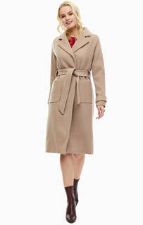 Длинное демисезонное пальто с запахом Only