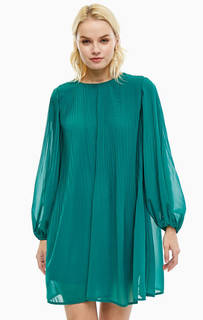 Короткое шифоновое платье с плиссировкой Vero Moda