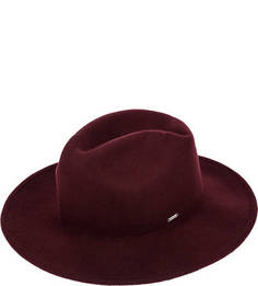 Бордовая шерстяная шляпа Pepe Jeans