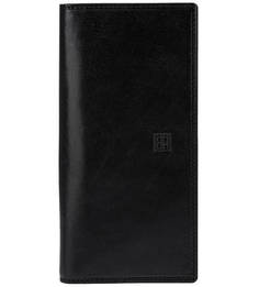 Кожаное портмоне черного цвета Sergio Belotti