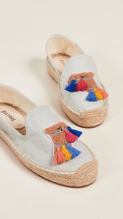 Soludos Tassel Camel Smoking Slippers