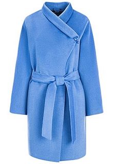 Голубое пальто-халат La Reine Blanche