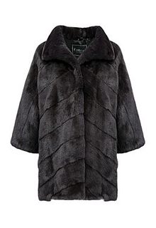 Пальто из аукционного меха норки KOPENHAGEN FUR Fellicci