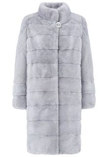 Норковая шуба с воротником-стойкой Flaumfeder