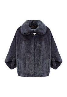 Короткая норковая шуба Flaumfeder