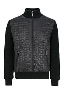 Утепленный комбинированный бомбер Urban Fashion for men