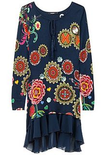 Трикотажное платье с принтом Desigual