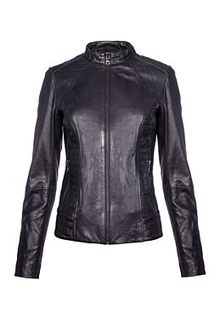 Куртка из натуральной кожи La Reine Blanche