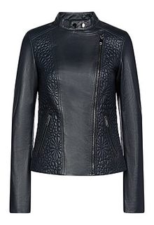 Куртка из натуральной кожи La Reine Blanche