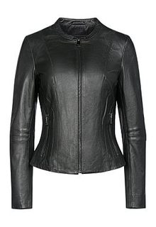 Куртка из натуральной кожи La Reine Blanche