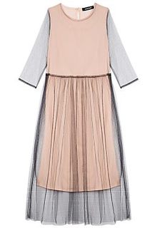 Платье с юбкой из фатина La Reine Blanche