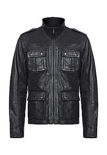 Мужская кожаная куртка на синтепоне Urban Fashion for men