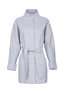Укороченное пальто с поясом La Reine Blanche