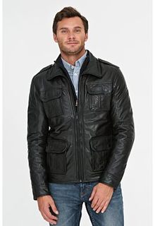Утепленная кожаная куртка Urban Fashion for men