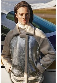 Облегченная комбинированная шуба Virtuale Fur Collection