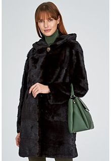 Норковая шуба с капюшоном Flaumfeder