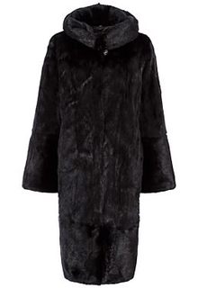 Норковая шуба с капюшоном Flaumfeder