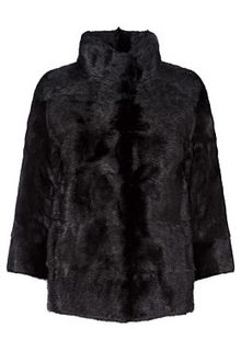 Короткая норковая шуба Flaumfeder