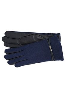 Перчатки из кожи и текстиля Fabretti