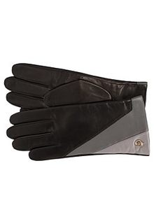 Комбинированные кожаные перчатки Fabretti