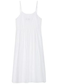Белое платье на тонких бретелях La Reine Blanche