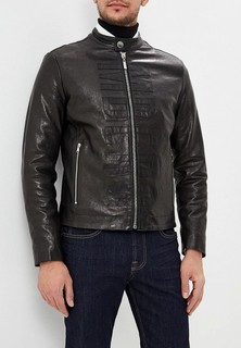 Куртка кожаная Bikkembergs