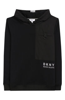 Хлопковое худи DKNY