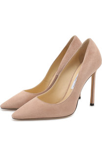 Замшевые туфли Romy 110 на шпильке Jimmy Choo