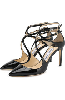 Лаковые туфли Lancer 85 на шпильке Jimmy Choo