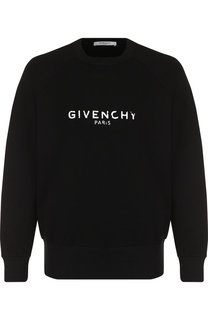 Хлопковый свитшот с принтом Givenchy