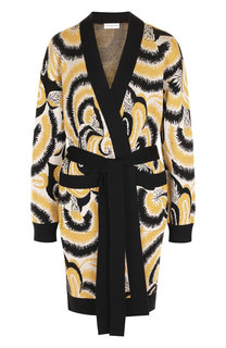 Кардиган с поясом и накладными карманами Dries Van Noten
