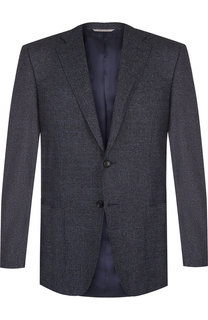 Однобортный шерстяной пиджак Canali