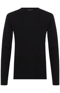 Хлопковый лонгслив с круглым вырезом Joseph