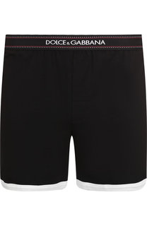 Хлопковые боксеры свободного кроя Dolce & Gabbana