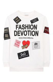 Хлопковый свитшот Dolce & Gabbana
