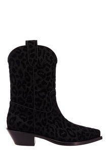 Черные сапоги-казаки Gaucho Dolce & Gabbana