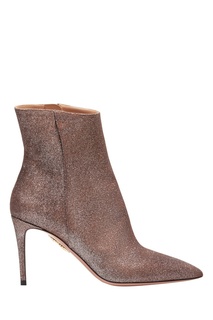 Ботильоны Alma Bootie 85 с глиттером Aquazzura