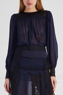 Шелковая блузка Nina Ricci