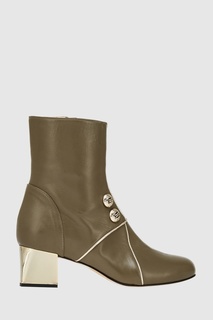 Кожаные полусапоги Elisabetta Franchi