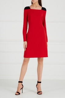 Красное платье-футляр Chapurin
